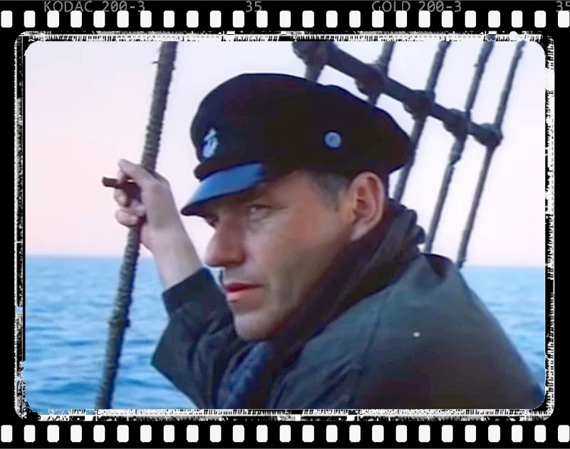 Любомирас Лауцявичюс в фильме "Морской волк" (1990), Одесская киностудия.