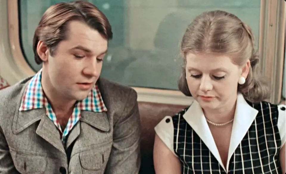 Ирина Муравьева в роли Людмилы.  Кадр из фильма "Москва слезам не верит" 