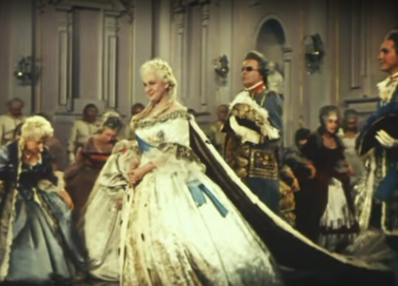 Екатерина II и князь Потемкин. Кадр из фильма "Адмирал Ушаков"
